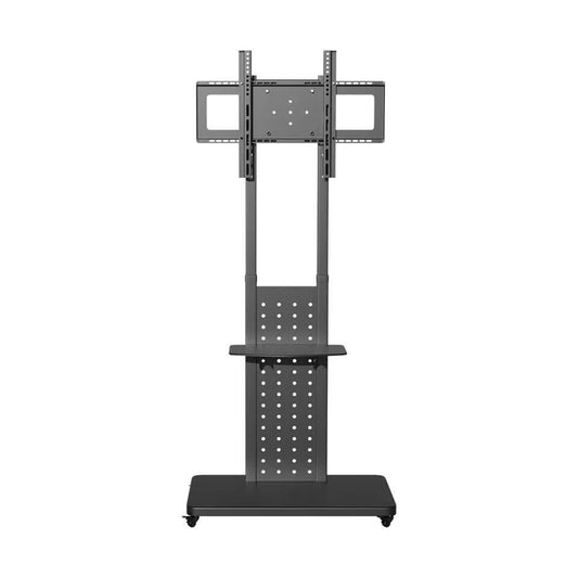 Heavy-Duty Rolling TV Cart Stand with Wheels for 32"â65" TVs | Height Adjustable Mobile Floor Mount.