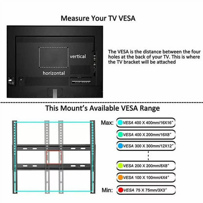 Wall Mount Bracket for 27 - 55 Inch SONY PANASONIC HISENSE KOGAN TCL LCD LED TV.