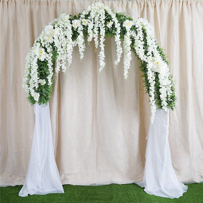 Rustproof Metal Garden Patio Arch Rose Arbour Archway Climbing Plant Trellis AU