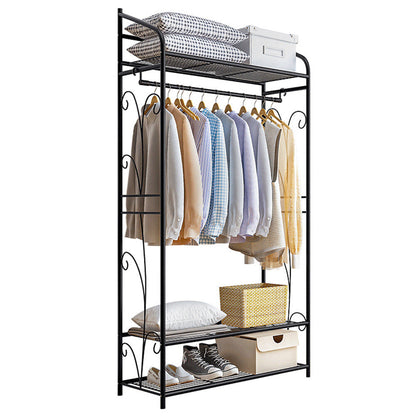Extra Large Metal Clothes Rail Storage Dress Hanging Garment Rack Portable Stand
