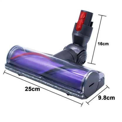 Replacement Electric Floor Brush Head for Dyson V7 V8 V10 V11 - Turbo Direct Drive Vacuum Accessory.