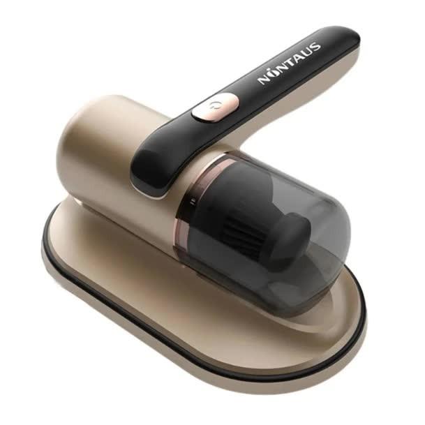Gold Portable UV Mattress Cleaner, Handheld Wireless Dust Mite Vacuum, Home UV Sterilizer for Bed, Fabric & Upholstery.