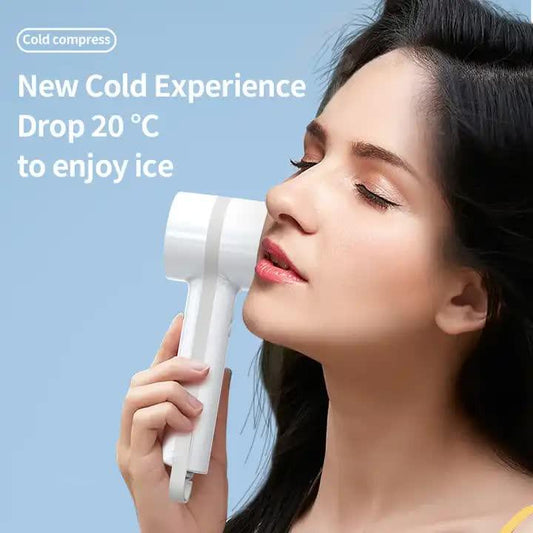 Black Outdoor Handheld Cooling Fan - Mini Macaron Portable Desk Fan with Carabiner, Ideal for Home, Travel, and Hiking.