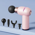LC-005-Pink Portable Mini Massage Gun - Quiet Muscle Massager with 6 Speeds