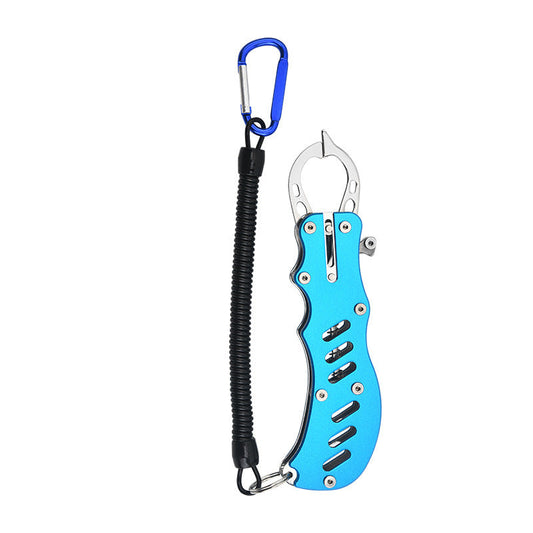 2 PCS Blue Multi-Function Fishing Hook Remover Tool - Durable, Lightweight, and Compact.