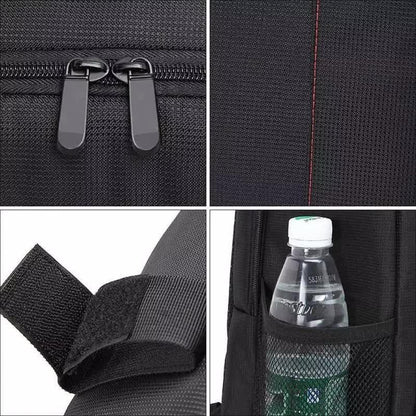 Orange Lining Water-Resistant DSLR Camera Backpack with Tripod Holder, Lightweight and Spacious Photography Bag for Outdoor Use(Camera and accessories are props, not included).