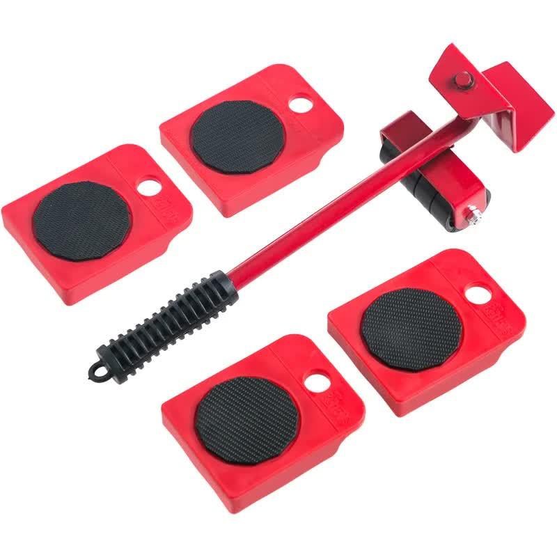 2 Pcs Red Heavy Duty Furniture Moving System, Sliding Dolly Tools for Easy Transport of Appliances, Furniture, and Heavy Objects.