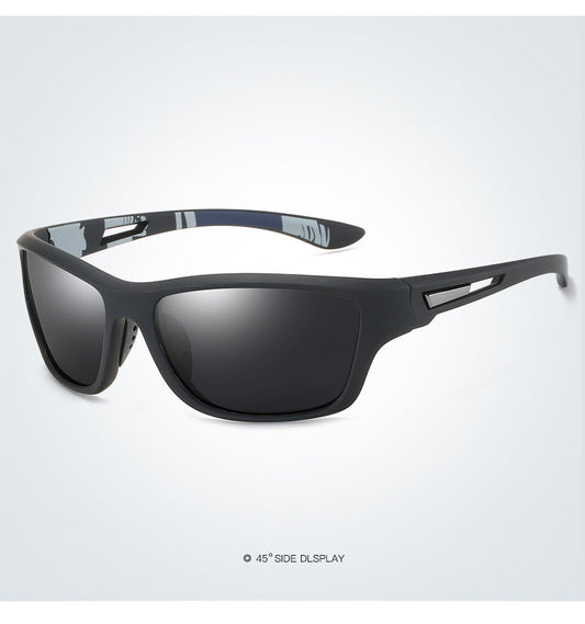 2 pcs Stylish Polarized Sports Sunglasses - UV Protection, Lightweight, Ideal for Fishing & Outdoor Activities.
