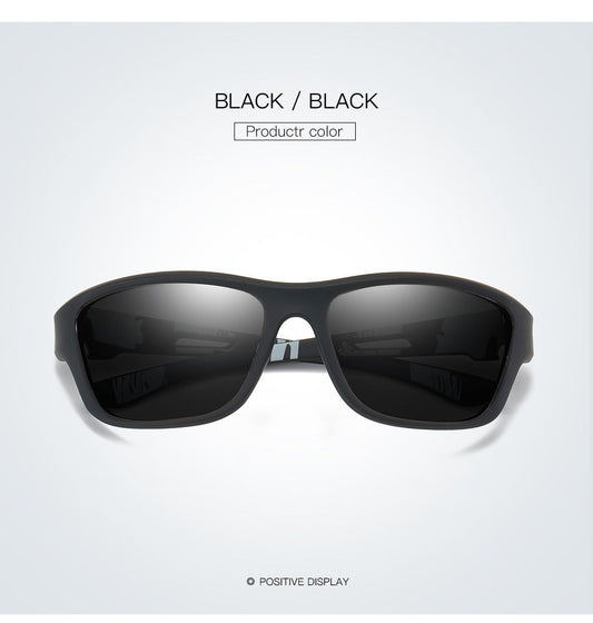 2 pcs Stylish Polarized Sports Sunglasses - UV Protection, Lightweight, Ideal for Fishing & Outdoor Activities.