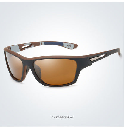 2 pcs Stylish Polarized Sports Sunglasses - UV Protection, Lightweight, Ideal for Fishing & Outdoor Activities.