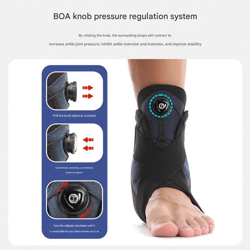 1 Pair Black Pink Adjustable Ankle Brace â Compression Support for Running, Sports, and Ankle Recovery.