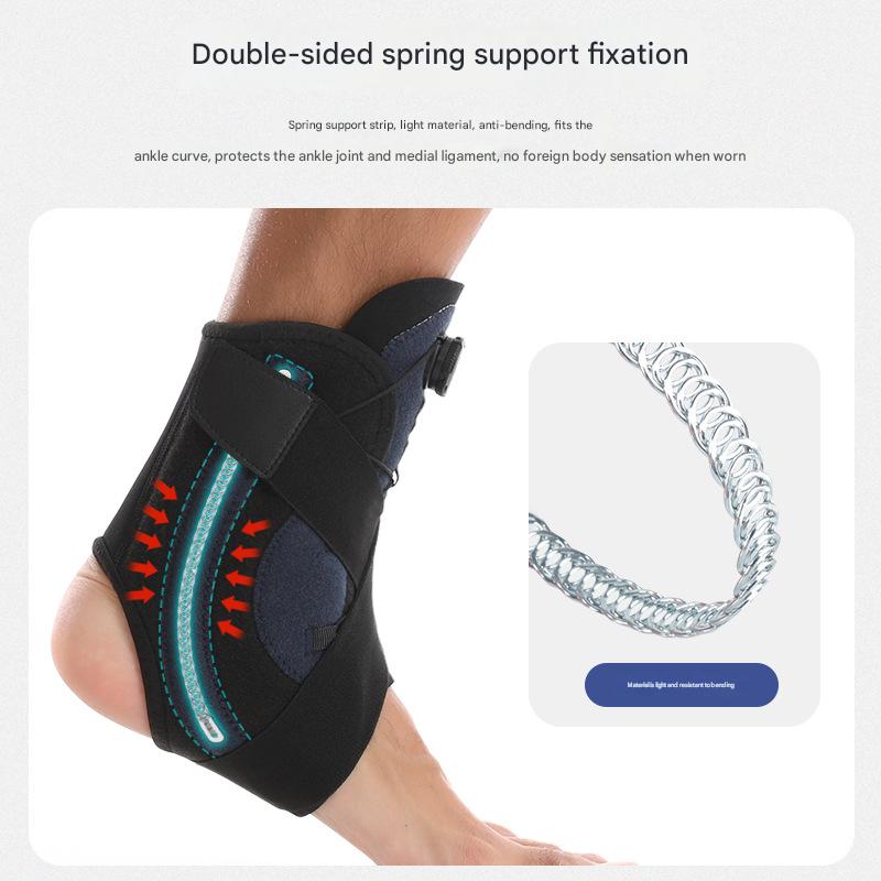 1 Pair Black Pink Adjustable Ankle Brace â Compression Support for Running, Sports, and Ankle Recovery.
