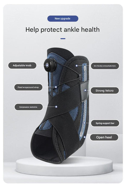 1 Pair Black Pink Adjustable Ankle Brace â Compression Support for Running, Sports, and Ankle Recovery.
