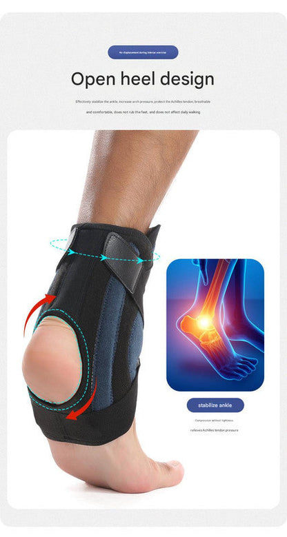1 Pair Black Pink Adjustable Ankle Brace â Compression Support for Running, Sports, and Ankle Recovery.