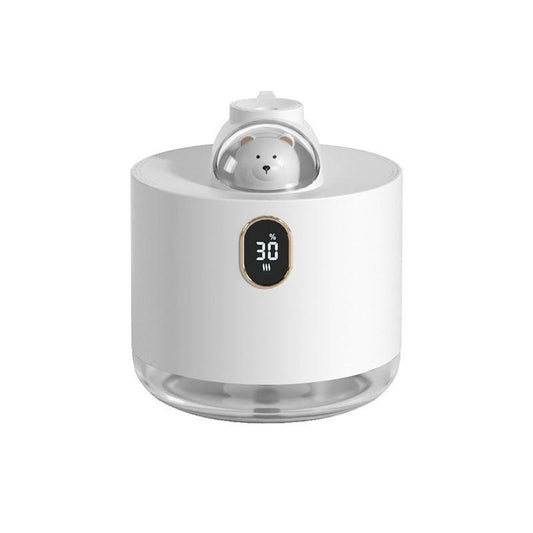 White Astronaut Humidifier with LED Night Light - Whisper Quiet for Bedroom.