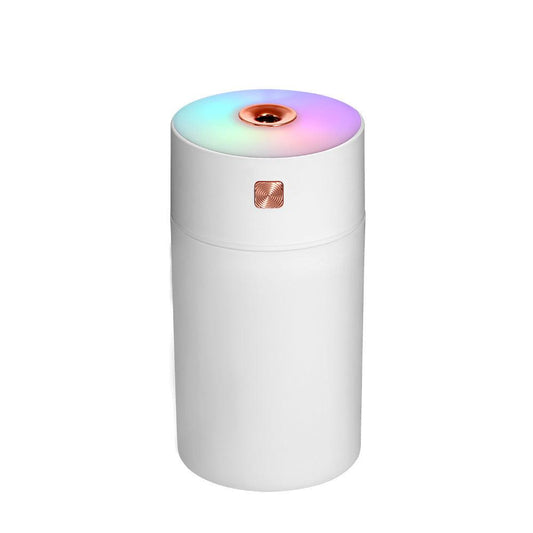 White 300ml USB Air Humidifier - Quiet Mini Humidifier for Bedroom, Office, Car.