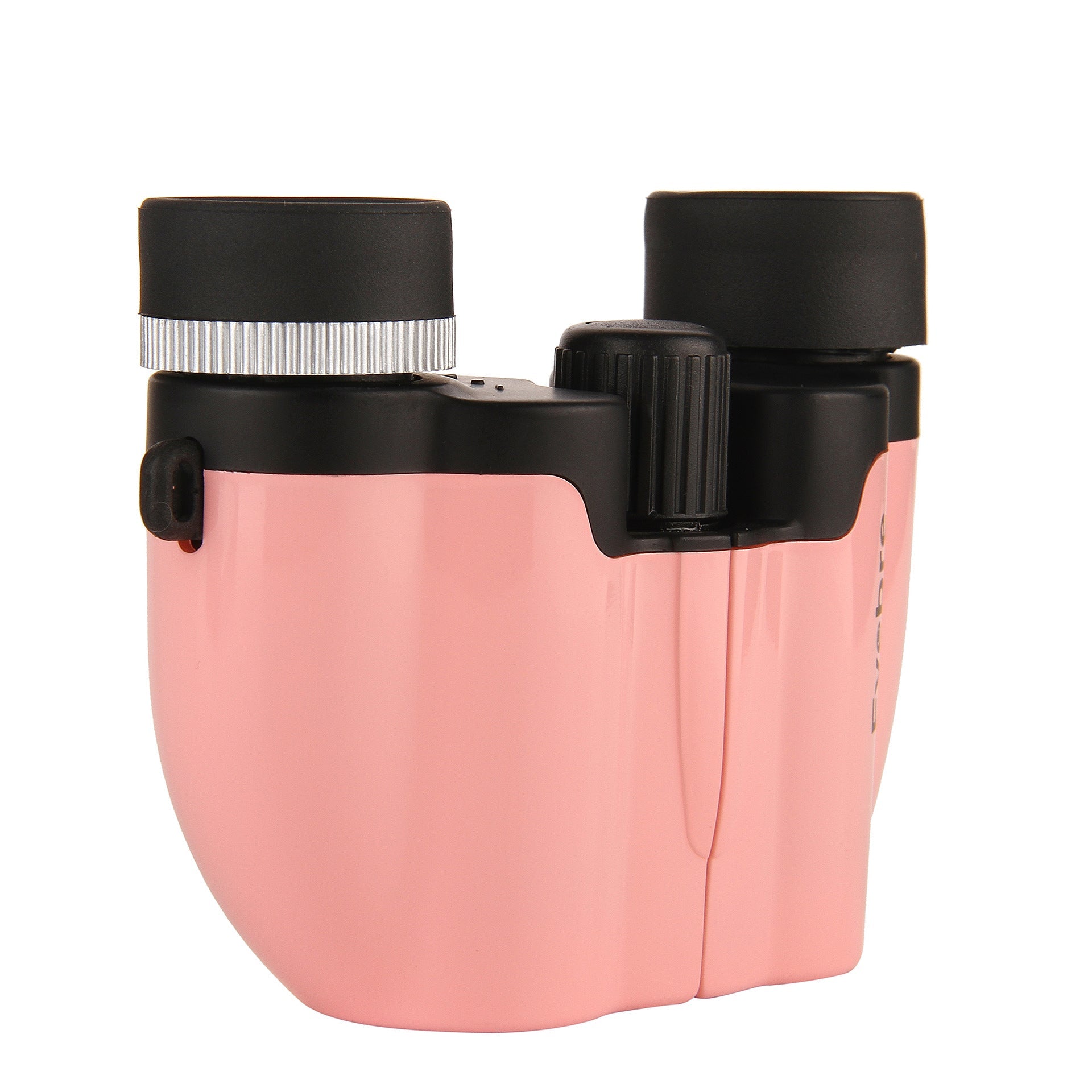 Pink 10x22 Compact Binoculars for Adults - High Definition Lightweight Telescope for Hiking, Travel, and Concerts.