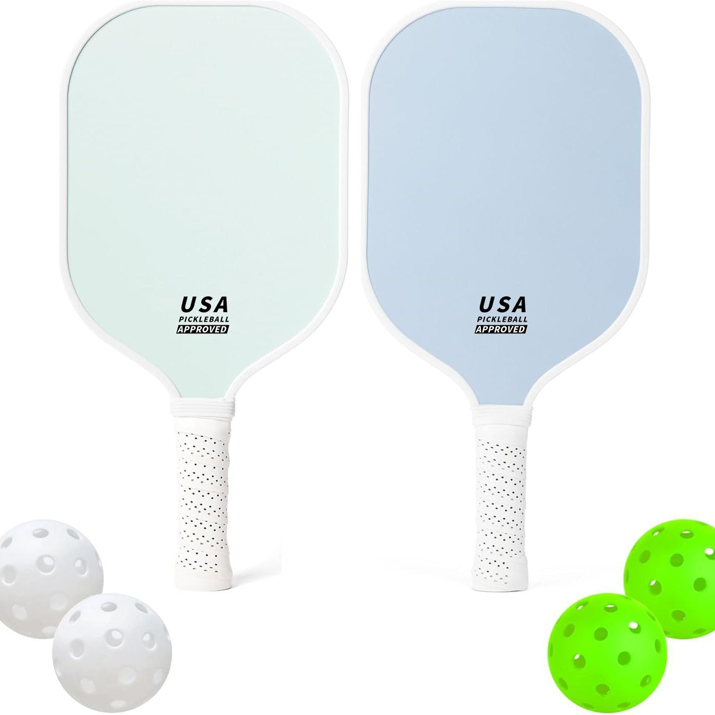 Red Fiberglass Pickleball Paddle - Lightweight 215g with Anti-Slip TPU Grip for Outdoor Sports.