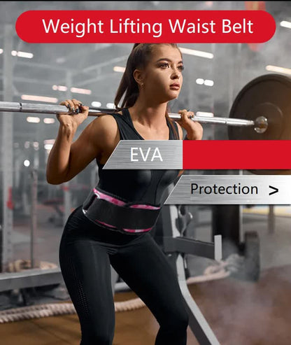 Size M Grey Camouflage Camo Weightlifting Belt - EVA Nylon Gym Belt for Squats, Deadlifts & Lumbar Support.