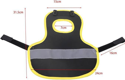 4 Pcs Camouflage Green High Visibility Chicken & Duck Safety Vest - Reflective Poultry Jacket