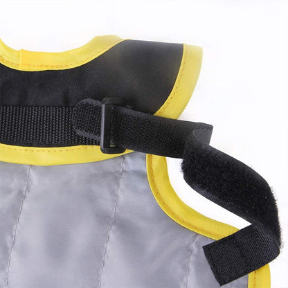 4 Pcs Camouflage Green High Visibility Chicken & Duck Safety Vest - Reflective Poultry Jacket