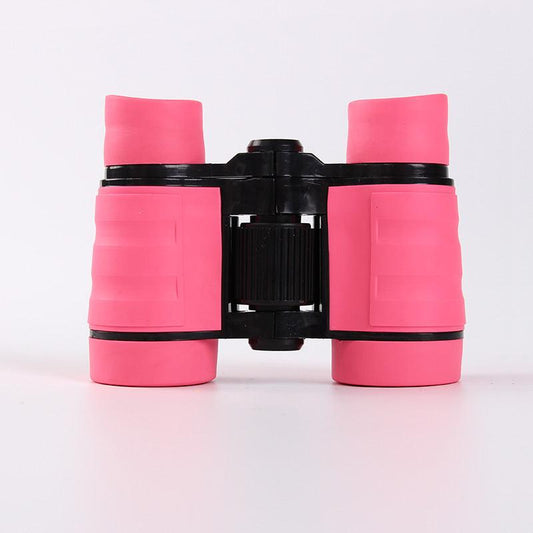 Pink 2-Pack 4x30 Kids Binoculars Set - Lightweight & Durable for Young Explorers.
