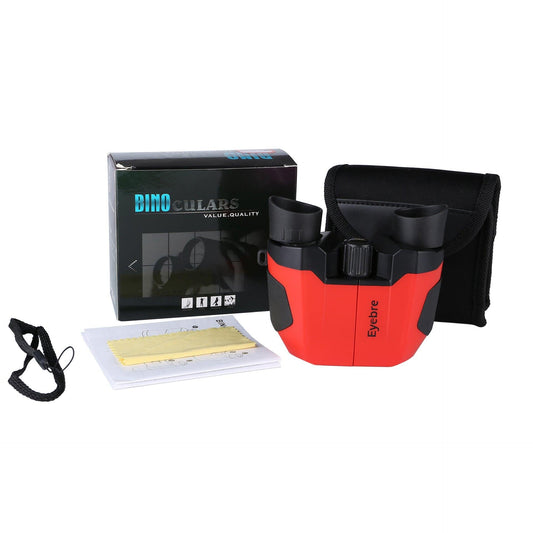Pink (matte finish) 10x22 Kids Binoculars - Multi-Color Compact High-Definition Telescope for Outdoor Adventures & Concerts.