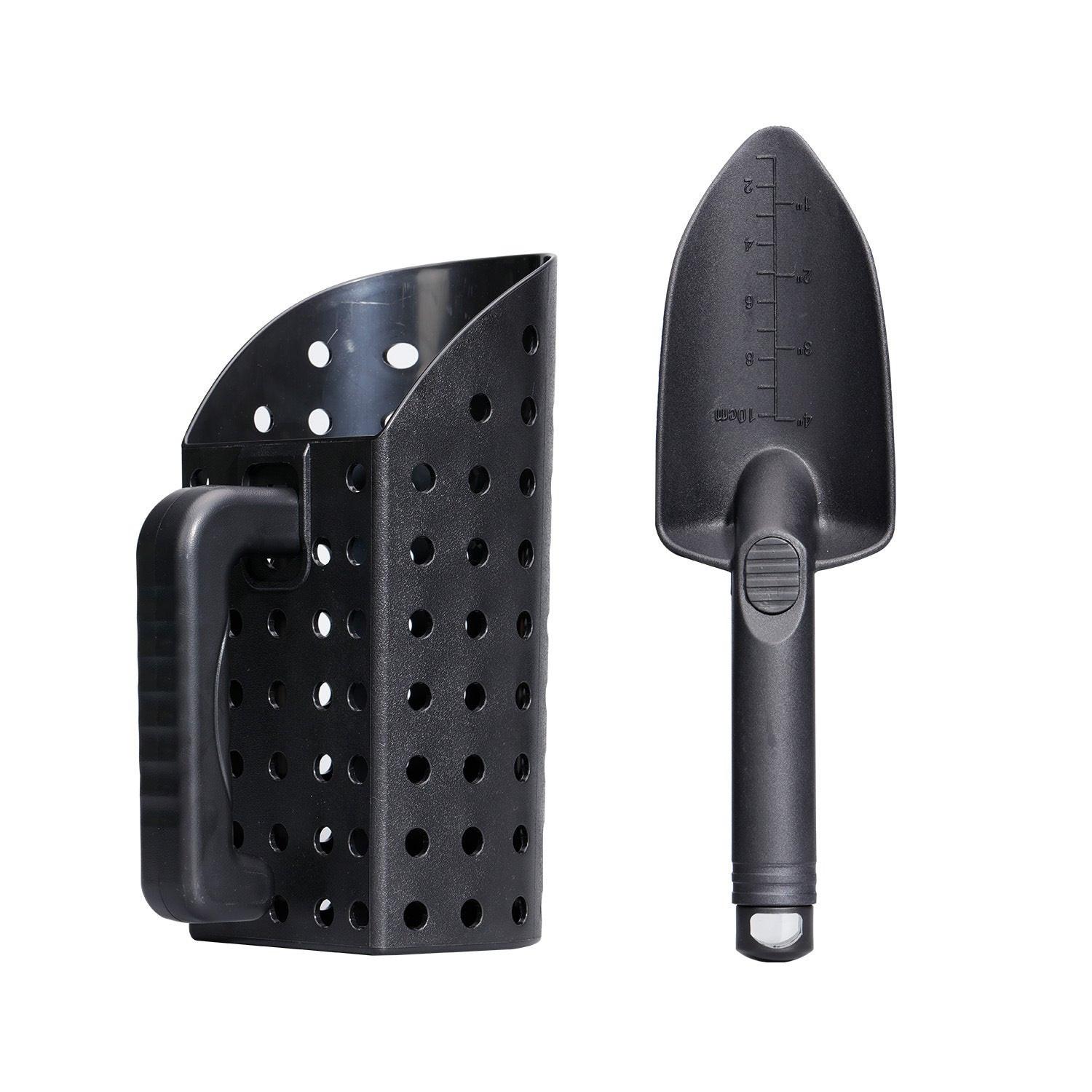 Durable Beach Sand Scoop for Metal Detecting - Lightweight Sifting Tool for Adults and Kids.