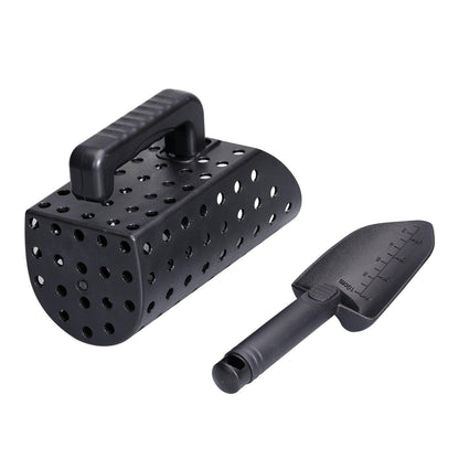Durable Beach Sand Scoop for Metal Detecting - Lightweight Sifting Tool for Adults and Kids.