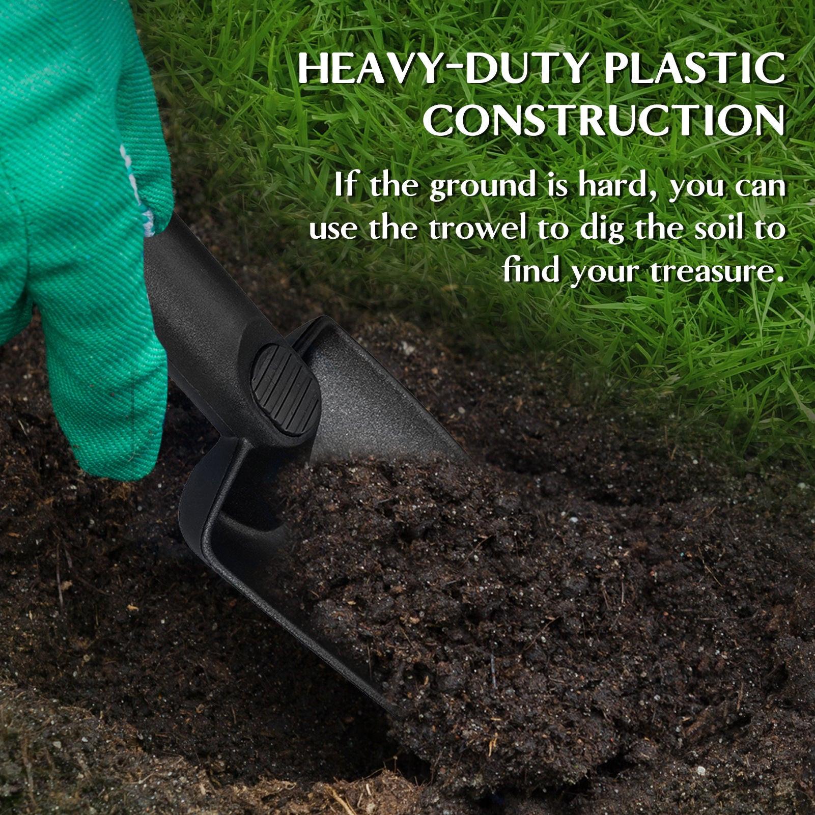 Durable Beach Sand Scoop for Metal Detecting - Lightweight Sifting Tool for Adults and Kids.