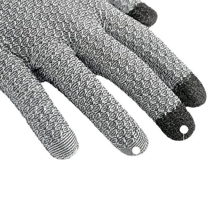 Pink 3-Pack Cut Resistant Gloves (Level 5 Protection) â Pineapple Grip, Touchscreen Compatible, Food Safe for Kitchen, Butcher & Fish Cleaning â One Size Fits Most.