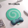 Green Lollipop Ergonomic Keyboard Wrist Rest & Mouse Pad Set - 2-Piece Comfort Combo