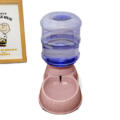 Green Automatic Pet Feeder and Drinker Combo for Cats and Small Dogs - 2 in 1 Detachable Design