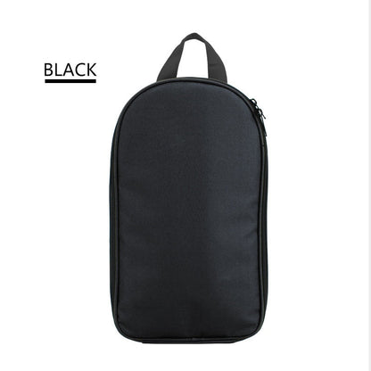 Portable Kitchen Utensil Storage Bag - Lightweight Organizer for Camping and Outdoor Cooking, Black.