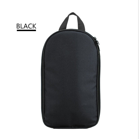 Portable Kitchen Utensil Storage Bag - Lightweight Organizer for Camping and Outdoor Cooking, Black.