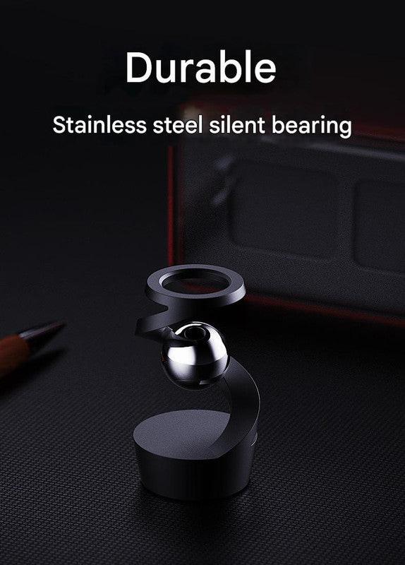 Desktop Levitating Gyro,Magnetic Floating Desk Toy for Stress Relief, Elegant Design-silver.