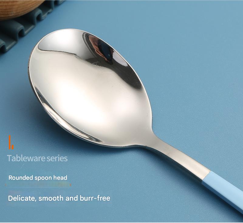 2 - pcs Dark blue Reusable Travel Utensil Set with Case - 304 Stainless Steel Spoon, Fork & Chopsticks