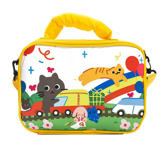 24 colors Kids Double-Layer Marker Set with Carry Case - Portable Art Supply Organizer Bag