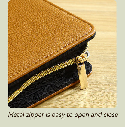Pink PU Leather Zippered Photo Album - Holds 240 3 Prints"