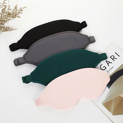 2 Pcs Grey 3D Contoured Eye Mask - Total Blackout, Pressure-Free Memory Foam, Skin-Friendly & Breathable for Deep Rest.