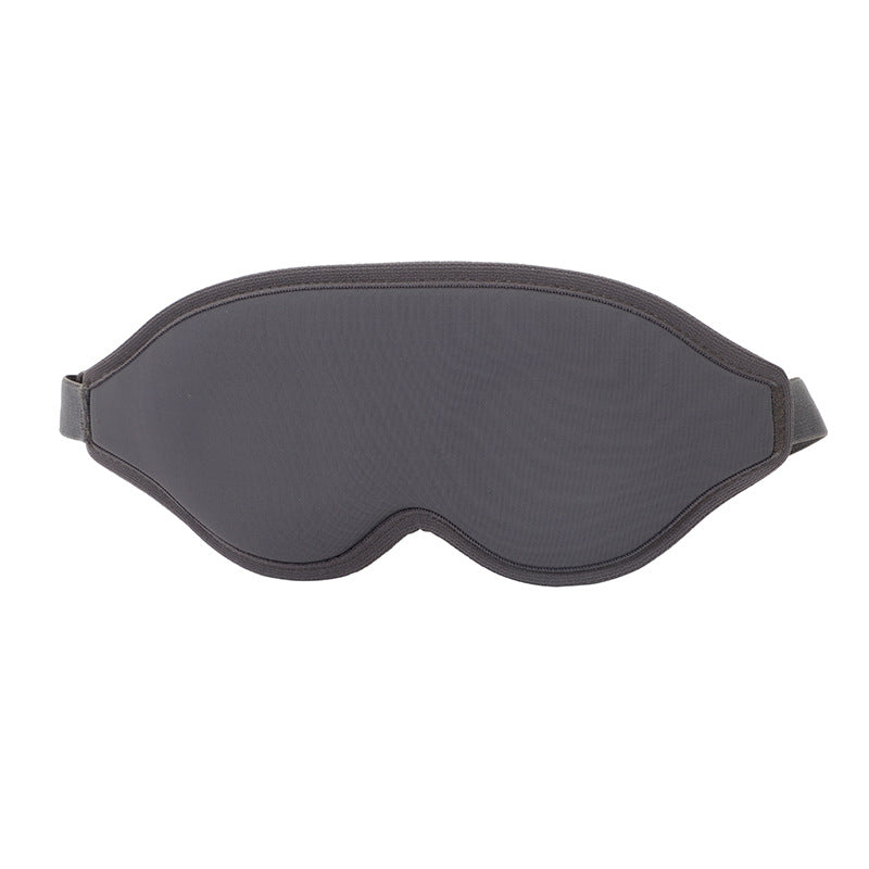 2 Pcs Grey 3D Contoured Eye Mask - Total Blackout, Pressure-Free Memory Foam, Skin-Friendly & Breathable for Deep Rest.