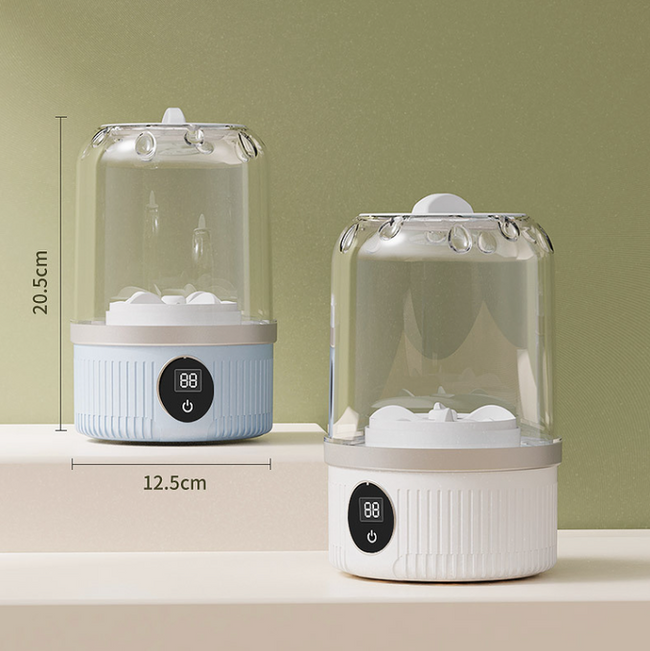 Blue Portable Mini Washing Machine - Rechargeable USB-C Electric Washer for Travel, Delicates & Socks Main Image