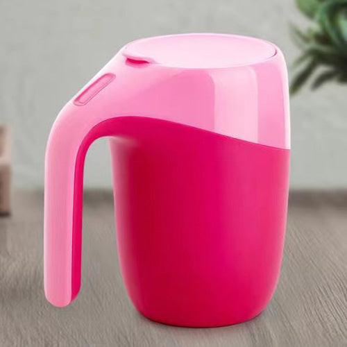 Pink-red Double-Wall Stainless Steel Insulated Tumbler - 470ml, 14.5x12.3x11cm.