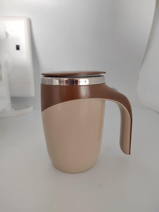 Coffee USB Rechargeable Automatic Stirring Mug - 320ml, Magnetic Mixing Coffee Cup, 12x11x15cm.