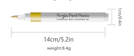 36 Color Acrylic Marker Pens for Kids - Washable Drawing and Doodling Set for Creative Art.