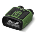 Green 4K Ultra HD Digital Night Vision Binoculars - Infrared Scope for Hunting & Outdoor Observation.