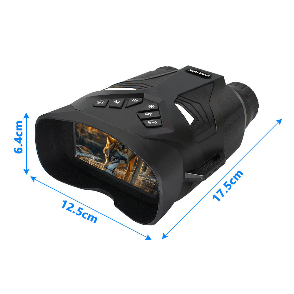 Green 4K Portable Digital Night Vision Binoculars - HD Photo & Video Infrared Scope.