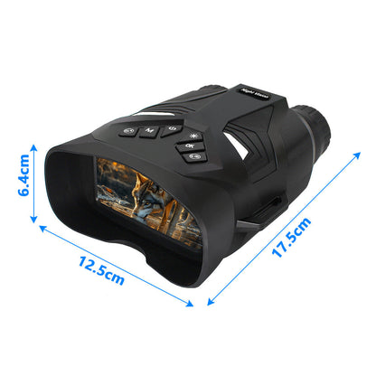 Green 4K Portable Digital Night Vision Binoculars - HD Photo & Video Infrared Scope.