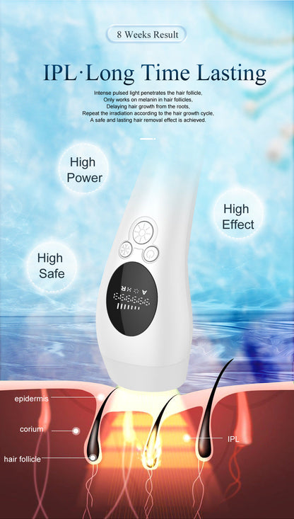 White Light Spot Beauty Hair Removal Device - Smooth Skin Solution