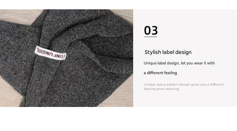 2-Piece Red Elegant Wool Blend Triangle Scarf - Luxurious Knit Shawl for Women (39 x 110cm)